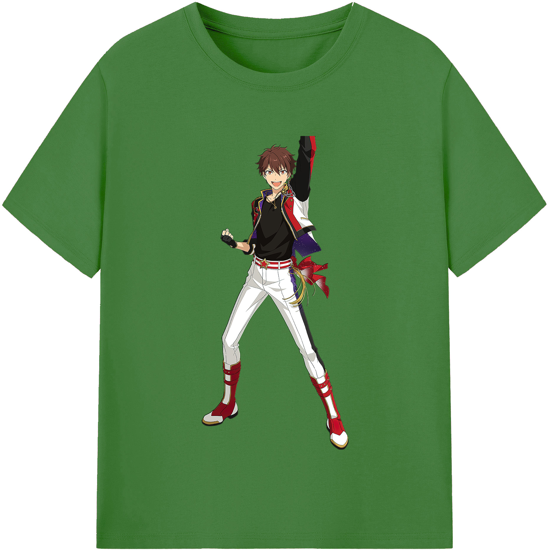 （画像用） あんさんぶるスターズ! Ensemble Stars レディースカジュアルプリントTシャツ（綿100％）
